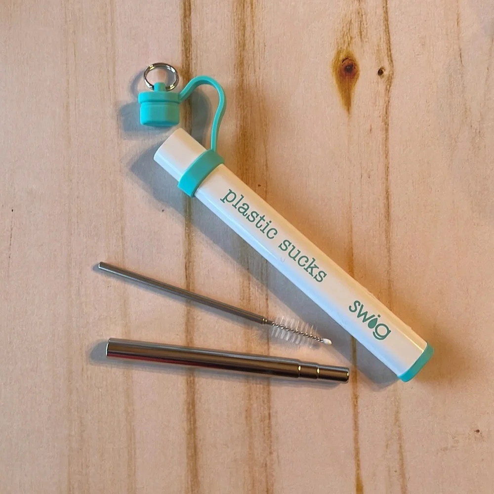 Swig Royal Telescope Stainless Steel Straw Set